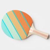 Tropic Splash Bold Gestreepte Tafeltennisbatje (Zijkant)