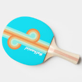 Tropic Splash Stripe Loop met naam Tafeltennisbatje (Zijkant)
