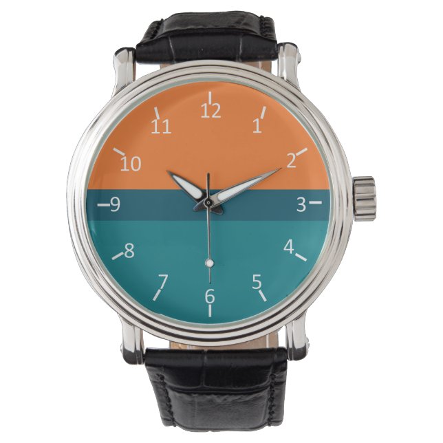 Tropic Sunset Horloge (Voorkant)