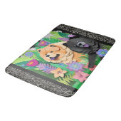 TROPIC TANGO rode zwarte chow Badmat (Gekanteld)