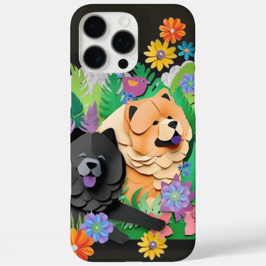 TROPIC TANGO rode zwarte chow Case-Mate iPhone Case (Achterkant)