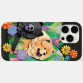 TROPIC TANGO rode zwarte chow Case-Mate iPhone Case (Achterkant (horizontaal))