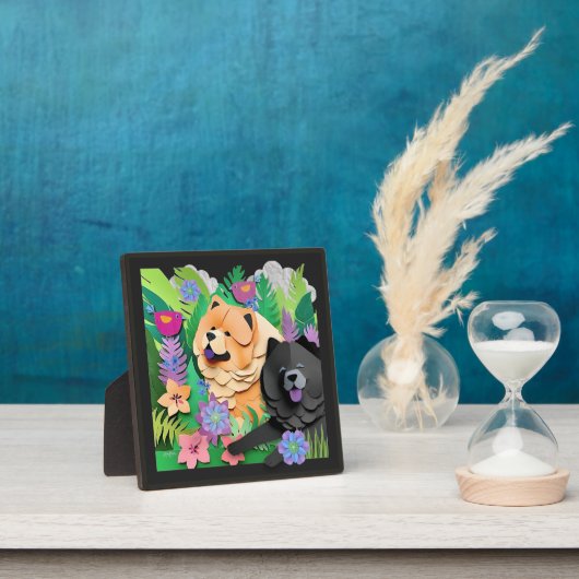 TROPIC TANGO rode zwarte chow Fotoplaat (Insitu)