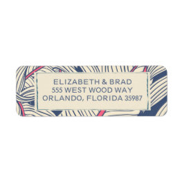 Tropic Vibes Hawaiian Island Beach Weddenschap Etiket