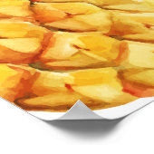 Tropica Ananas Vogels Bruiloft Welkom Bord Poster (Hoek)