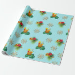 Tropica Christmas Wrapping Paper Cadeaupapier<br><div class="desc">Dit is het seizoen, helder en zoet, met linten, bogen en papier netjes. Geschenken zijn met zorg zo fijn verpakt, elk schittert, als een teken. De tinteling van vreugde, zacht en helder, vult de lucht, als sterrenlicht. Voor degenen die geven met harten zo vriendelijk, Wraps of wonder, zult u snel...</div>