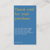 Tropica lithografie botanische Bedankt Verpakking Informatiekaartje (Voorkant)