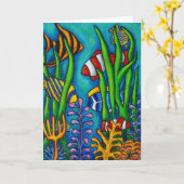 Tropica Pareltjes Wenskaart Kaart (Gele Bloem)