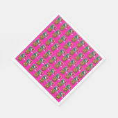 Tropica - Roze Servet (Hoek)