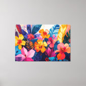 Tropical abstract canvas afdruk (Voorkant)
