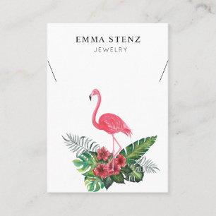 Tropical Accent Ketting Sieraden Display Kaart Visitekaartje