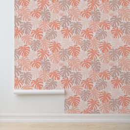 Tropical aloha print behang