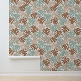 Tropical aloha print behang