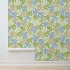 Tropical aloha print behang
