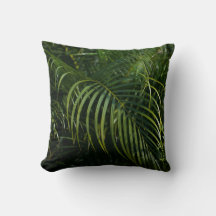 Tropical and botanical Dark Green Leaf 