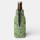 Tropical animals seamless pattern green and grey flesjeskoeler (Fles Achterkant)