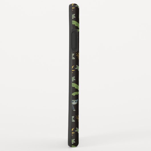 Tropical animals seamless pattern monkey palm tree Case-Mate iPhone case (Achterkant/rechts)