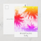** Tropical AP25 Travel Personalize - Palm Leaf Briefkaart (Voorkant / Achterkant)