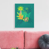 Tropical Art Canvas Afdruk (Insitu (Woonkamer))