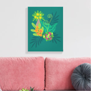 Tropical Art Canvas Afdruk