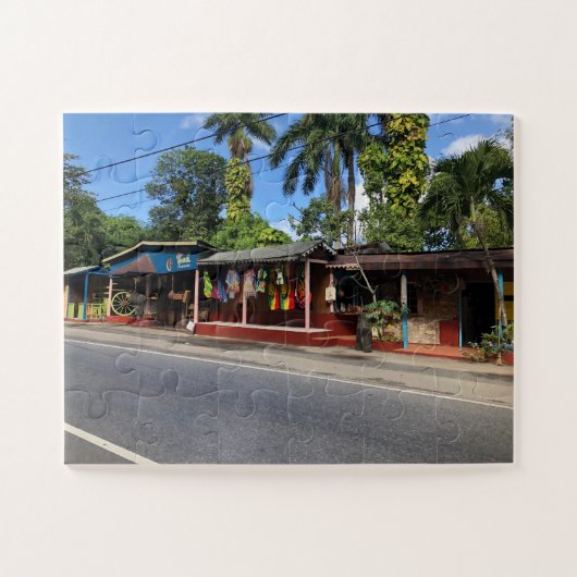 Tropical Artisan Roadside Market Legpuzzel (Horizontaal)