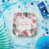 Tropical Baby Shower Papieren Bordje (Feest)