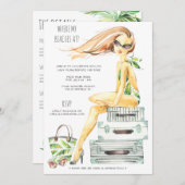 Tropical Bachelorette Beach Party Weekend Kaart (Voorkant / Achterkant)