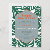 Tropical Bachelorette Party Tropic Like It's Hot Kaart (Voorkant)
