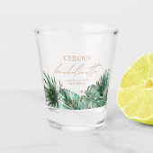 Tropical Bachelorette Weekend Party Favor Shot Glas (Voorkant)