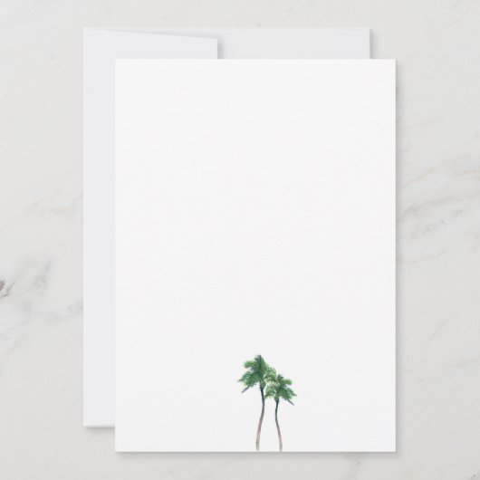 Tropical Bachelorette Weekend Route Kaart (Achterkant)