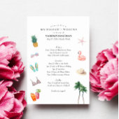 Tropical Bachelorette Weekend Route Kaart