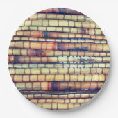 Tropical Bamboo Dinner Party Paper Bord (Voorkant)