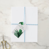 Tropical Banana Leaf Wedding Dank u Labels Cadeaulabel (Met Touw)