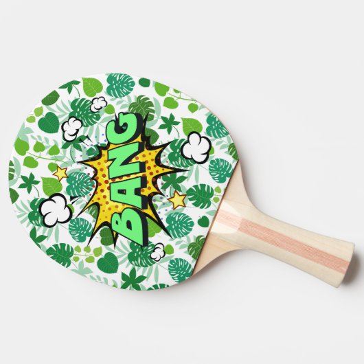 Tropical Bang Tafeltennisbatje (Zijkant)