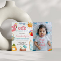 Tropical Beach 1st verjaardagsfeestfoto