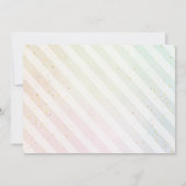 Tropical Beach 1st verjaardagsfeestfoto Kaart (Achterkant)