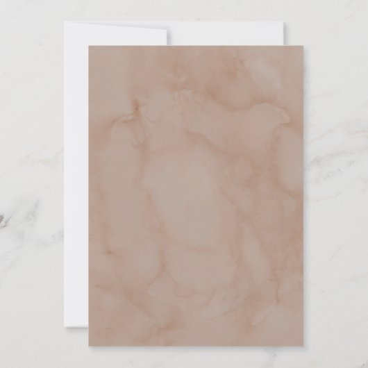 Tropical  Beach 2025 Afstudeerfeest Kaart (Achterkant)