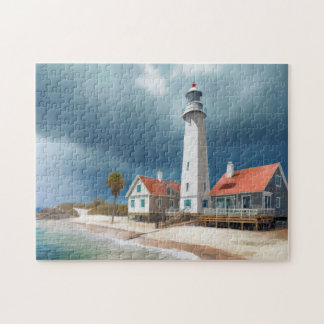 Tropical Beach Art Easy Brain Art Puzzel Foto Puz Legpuzzel