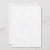 Tropical Beach Bestemming Bruiloft Bewaar de datum Kaart (Achterkant)