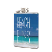 Tropical Beach Bliss Caribische vakantie Heupfles (Links)