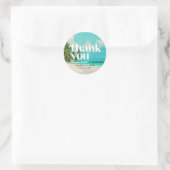 Tropical Beach Bruiloft Dank u Favor Stickers (Tas)