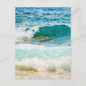 Tropical Beach bruiloft details Informatiekaartje (Achterkant)