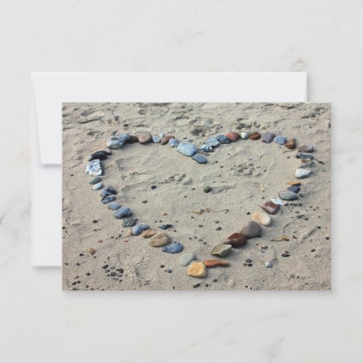 Tropical Beach bruiloft uitnodigingen (Voorkant)