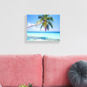Tropical Beach Canvas Afdruk (Insitu (Woonkamer))