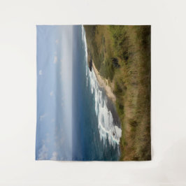 Tropical Beach Caraïbisch blauw Zee Wandkleed