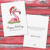 Tropical Beach Christmas Happy Holidays Feestdagenkaart