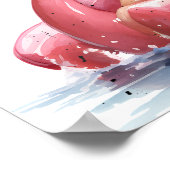 Tropical Beach Christmas Party Welkomstbord Poster (Hoek)