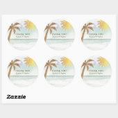 Tropical Beach Coastal Dank u Sticker (Vel)