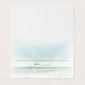 Tropical Beach Coastal Gevouwen Kaart (Buitenkant ongevouwen)