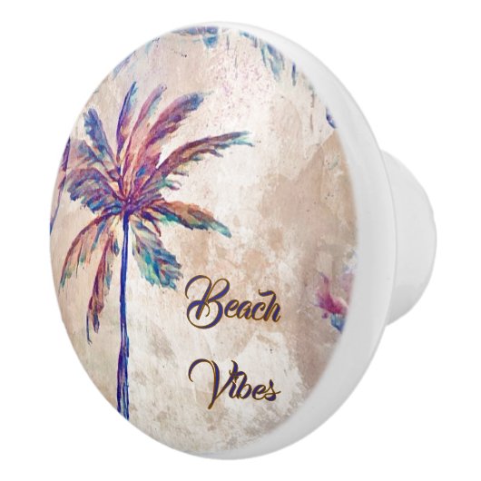 Tropical Beach custom drawer knobs ceramic Keramische Knop (Rechts)